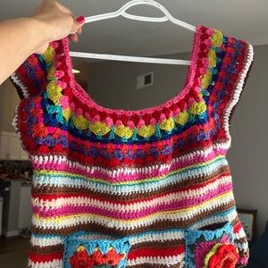 Colorful Crochet Top